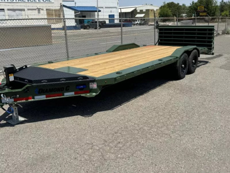 New 2025 Diamond C LPX 22' X-Ramp - 14.9K Equipment Trailer