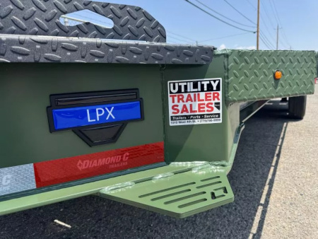 New 2025 Diamond C LPX 22' X-Ramp - 14.9K Equipment Trailer