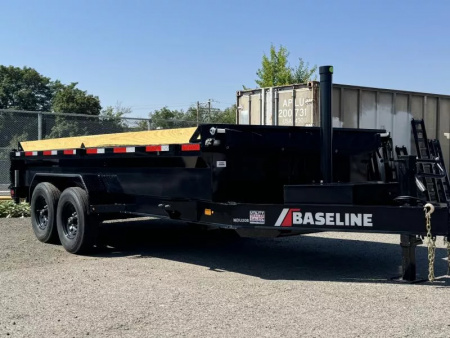 New 2025 Baseline HDU 16' - 16K Telescopic Dump Trailer
