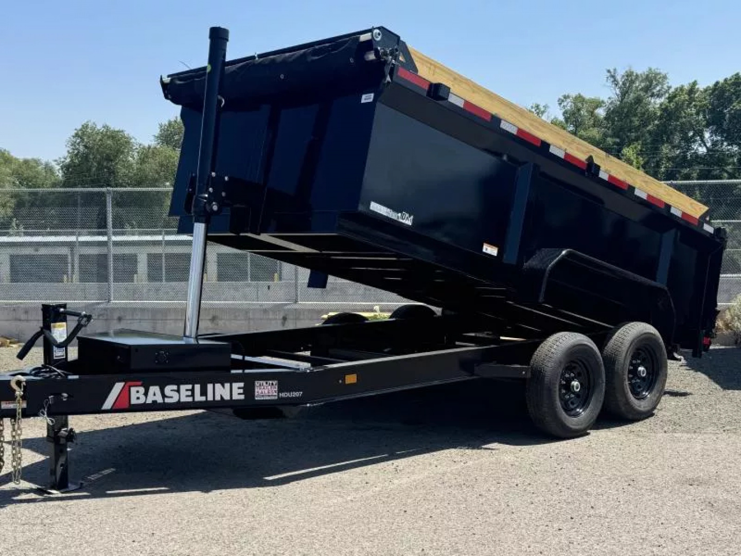 New 2026 Baseline HDU 14' 36" Sides - 14K Telescopic Dump Trailer