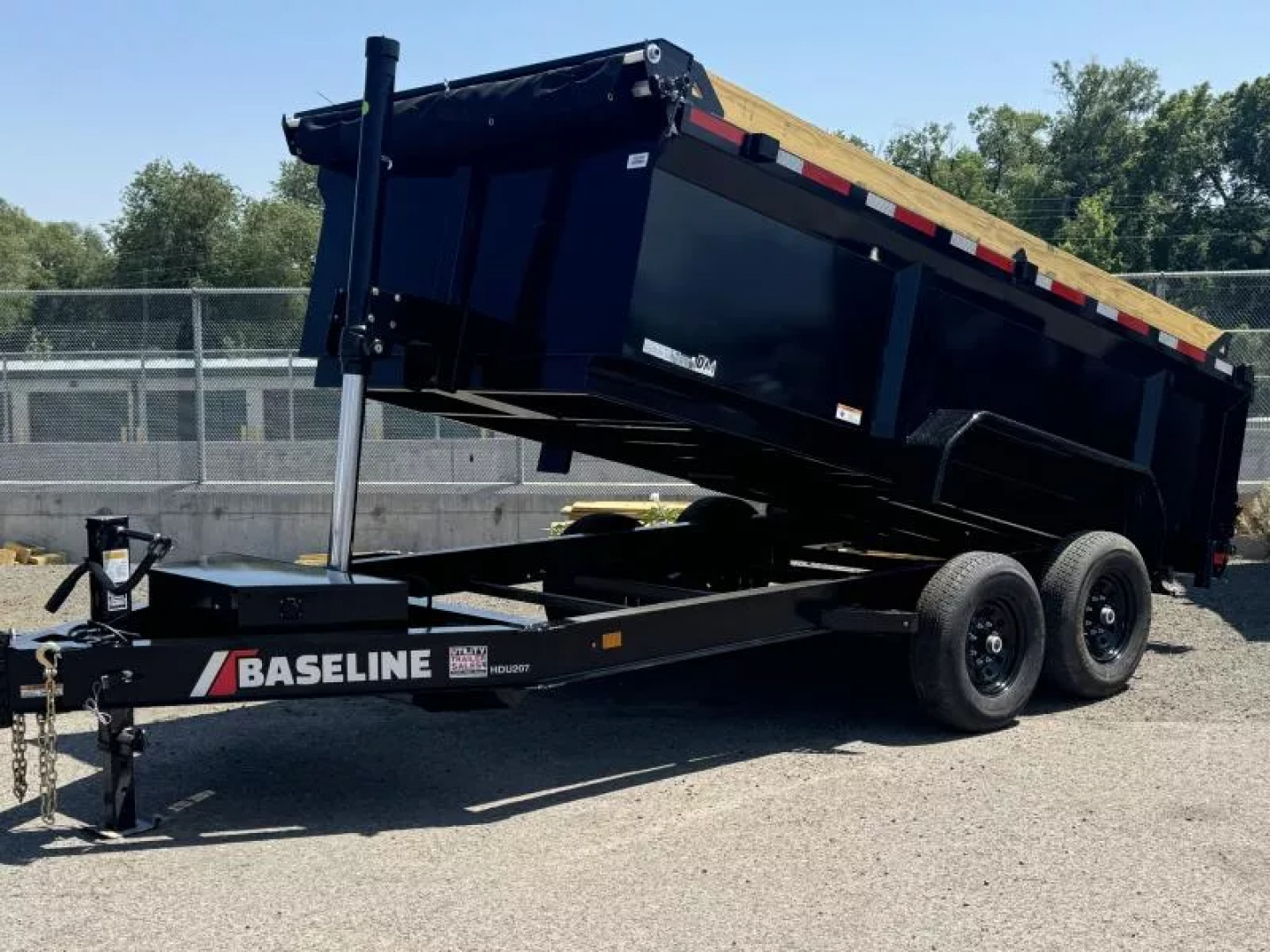 New 2026 Baseline HDU 14' 36" Sides - 14K Telescopic Dump Trailer
