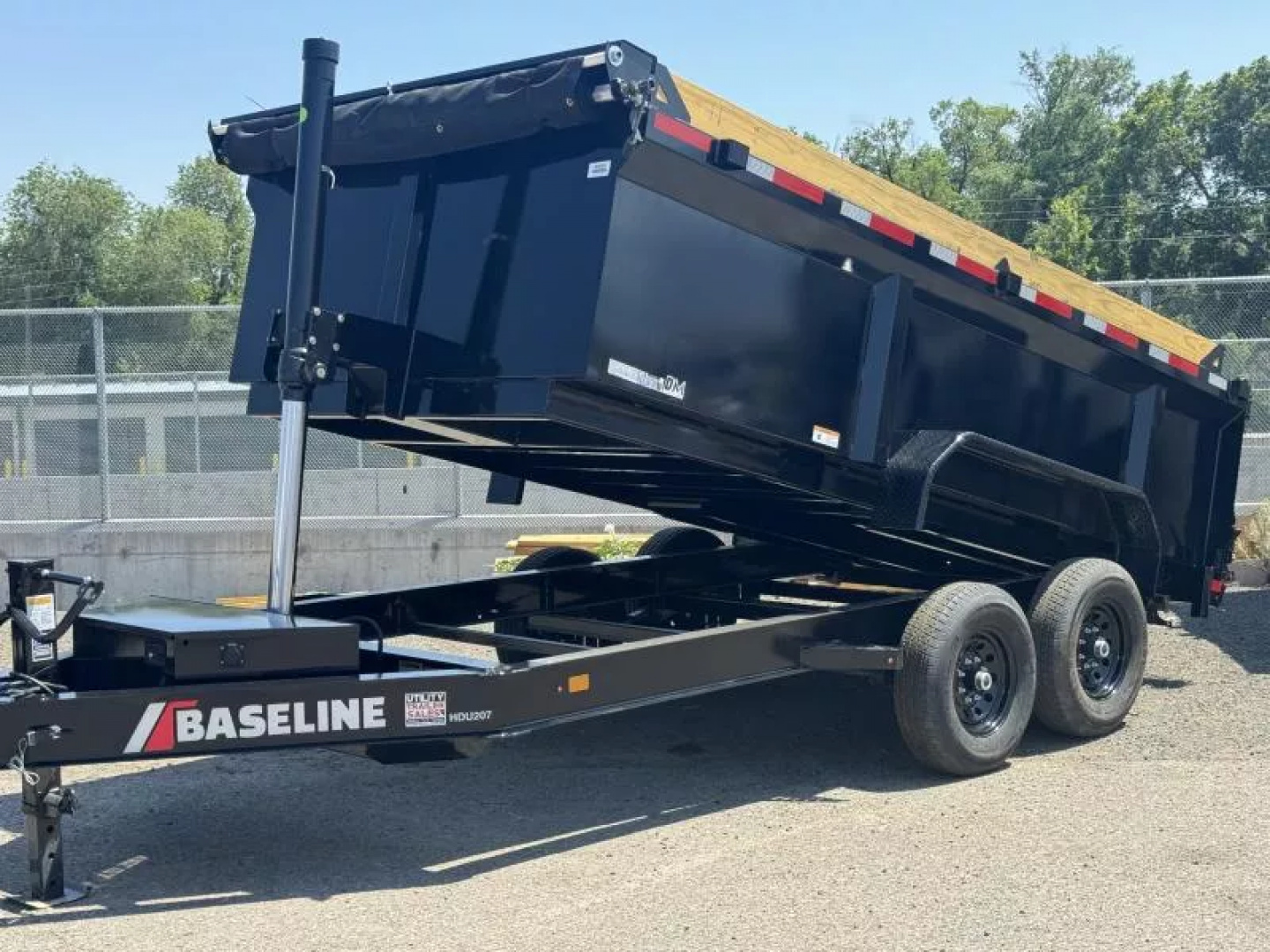 New 2026 Baseline HDU 14' 36" Sides - 14K Telescopic Dump Trailer