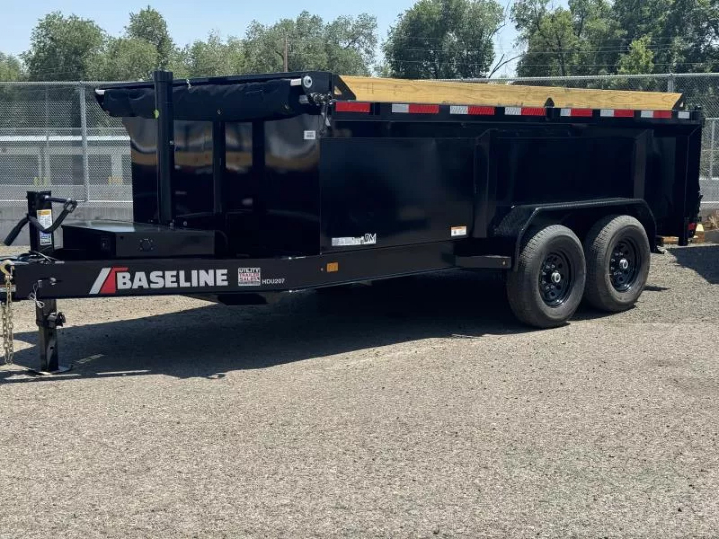 New 2026 Baseline HDU 14' 36" Sides - 14K Telescopic Dump Trailer