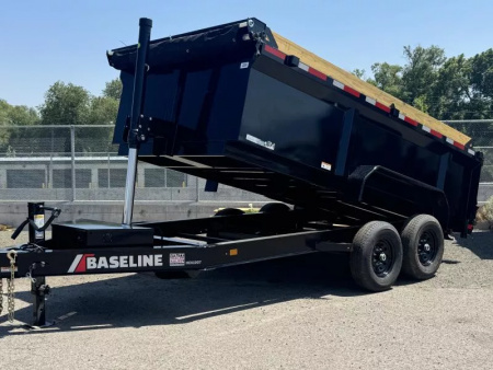 New 2026 Baseline HDU 14' 36" Sides - 14K Telescopic Dump Trailer