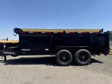 New 2026 Baseline HDU 14' 36" Sides - 14K Telescopic Dump Trailer