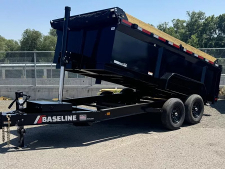 New 2026 Baseline HDU 14' 36" Sides - 14K Telescopic Dump Trailer