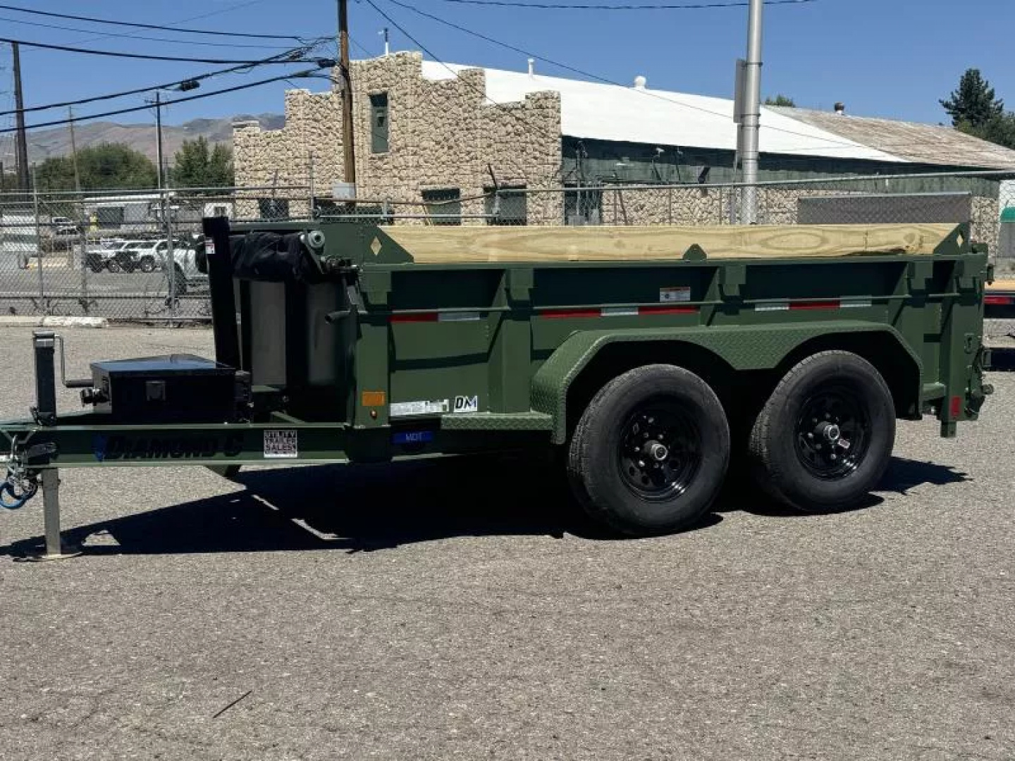 New 2025 Diamond C MDT 60"x10' - 10K Telescopic Dump Trailer