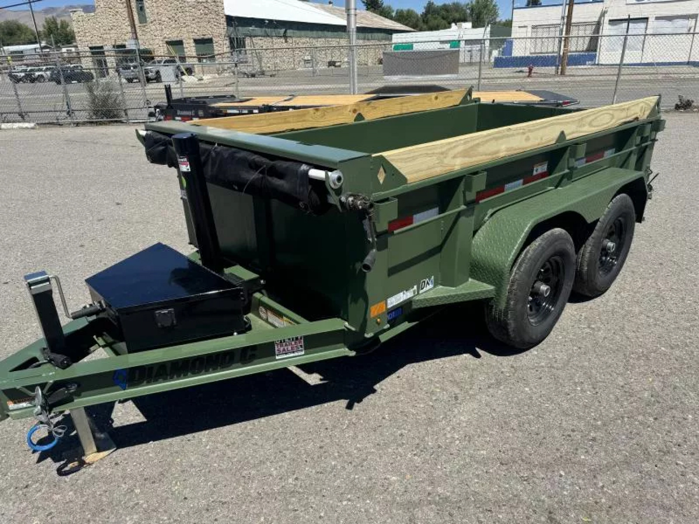 New 2025 Diamond C MDT 60"x10' - 10K Telescopic Dump Trailer