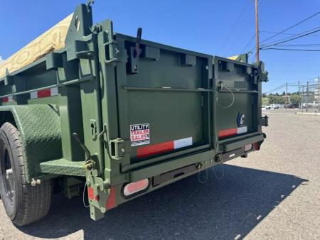 New 2025 Diamond C MDT 60"x10' - 10K Telescopic Dump Trailer