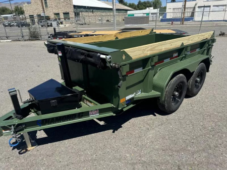New 2025 Diamond C MDT 60"x10' - 10K Telescopic Dump Trailer