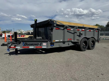 New 2026 Diamond C LPT 14' 32" Sides, 7 ga. Pacesetter Edition - 18K Telescopic Dump Trailer