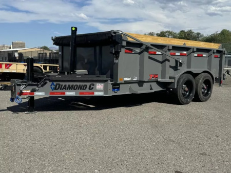 New 2026 Diamond C LPT 14' 32" Sides, 7 ga. Pacesetter Edition - 18K Telescopic Dump Trailer