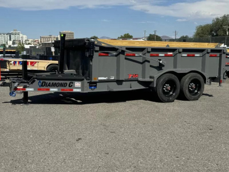 New 2026 Diamond C LPT 14' 32" Sides, 7 ga. Pacesetter Edition - 18K Telescopic Dump Trailer