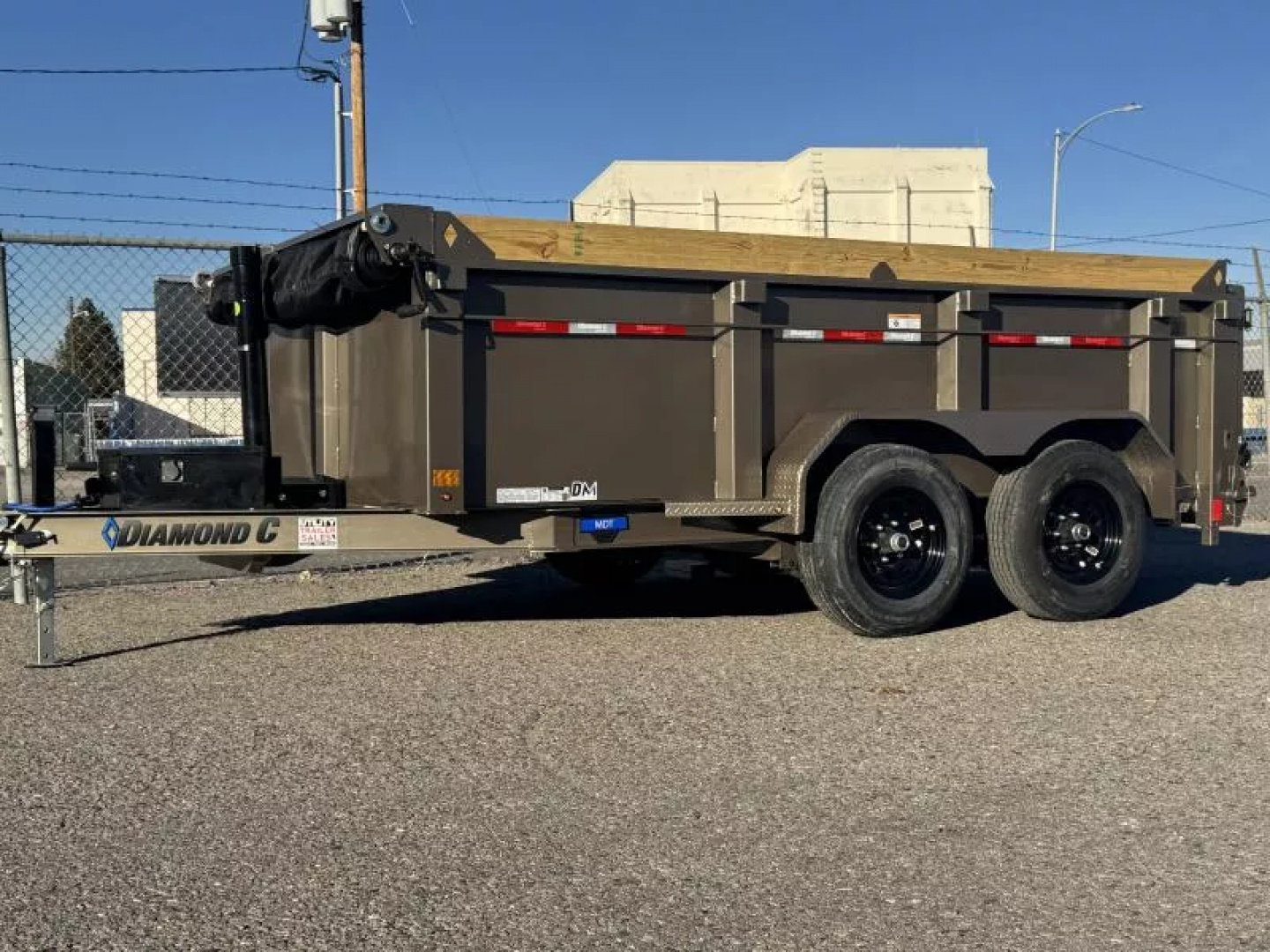 New 2026 Diamond C MDT 12' - 10K Telescopic Dump Trailer