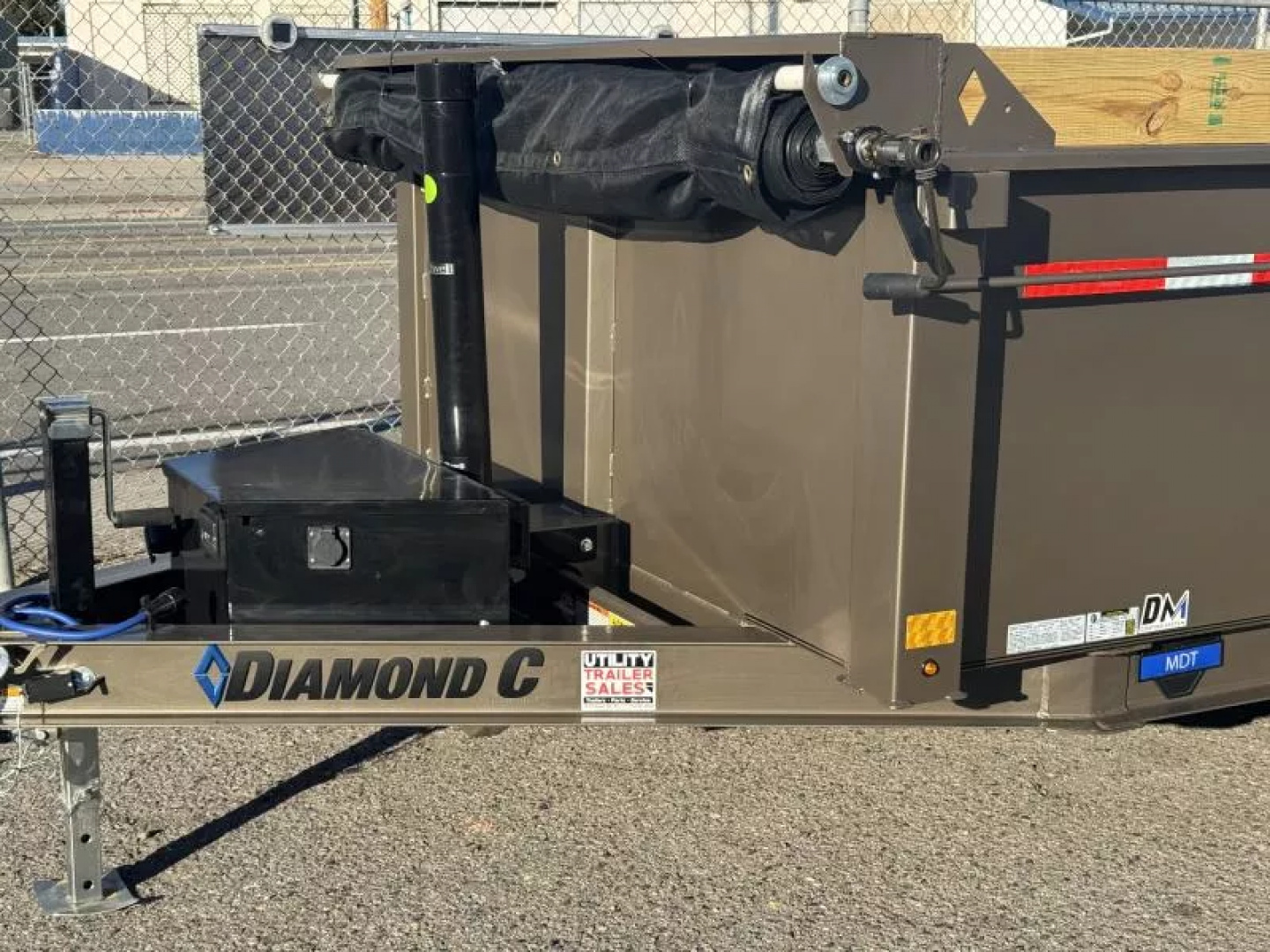 New 2026 Diamond C MDT 12' - 10K Telescopic Dump Trailer