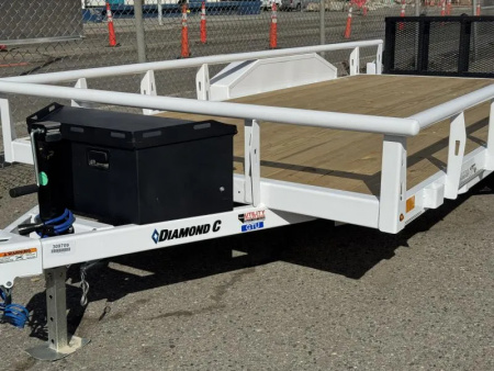 New 2026 Diamond C GTU 83"x16' - 7K UTV Utility Trailer