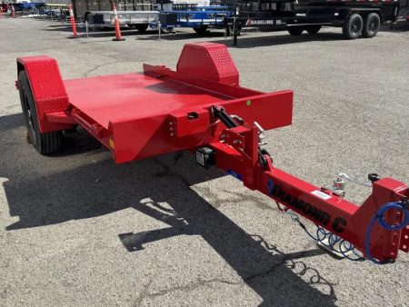 New 2026 Diamond C DSA 59"x10' - 7K Scissor Lift Tilt Trailer