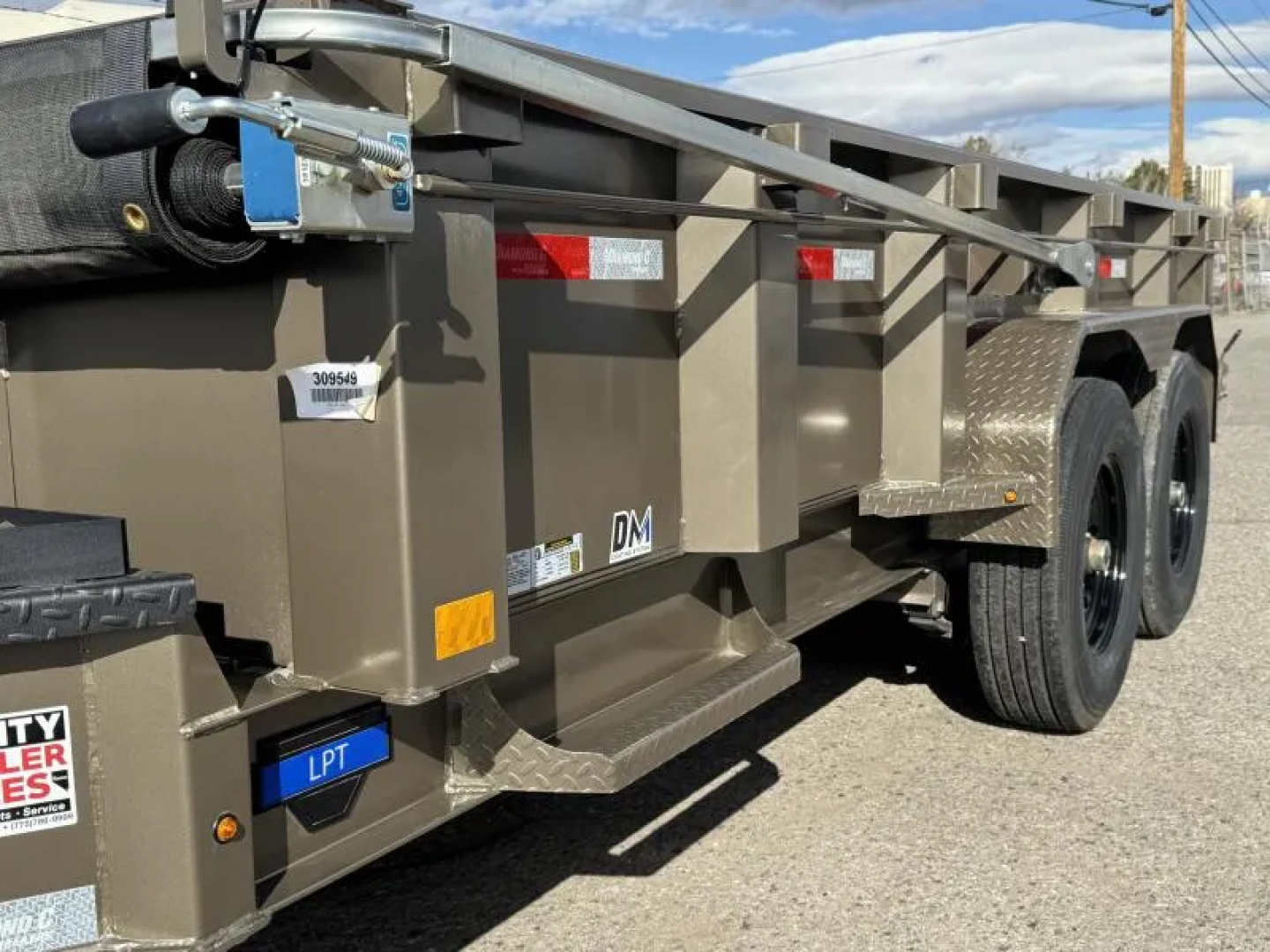 New 2026 Diamond C LPT 14' - 15.5K Telescopic Dump Trailer