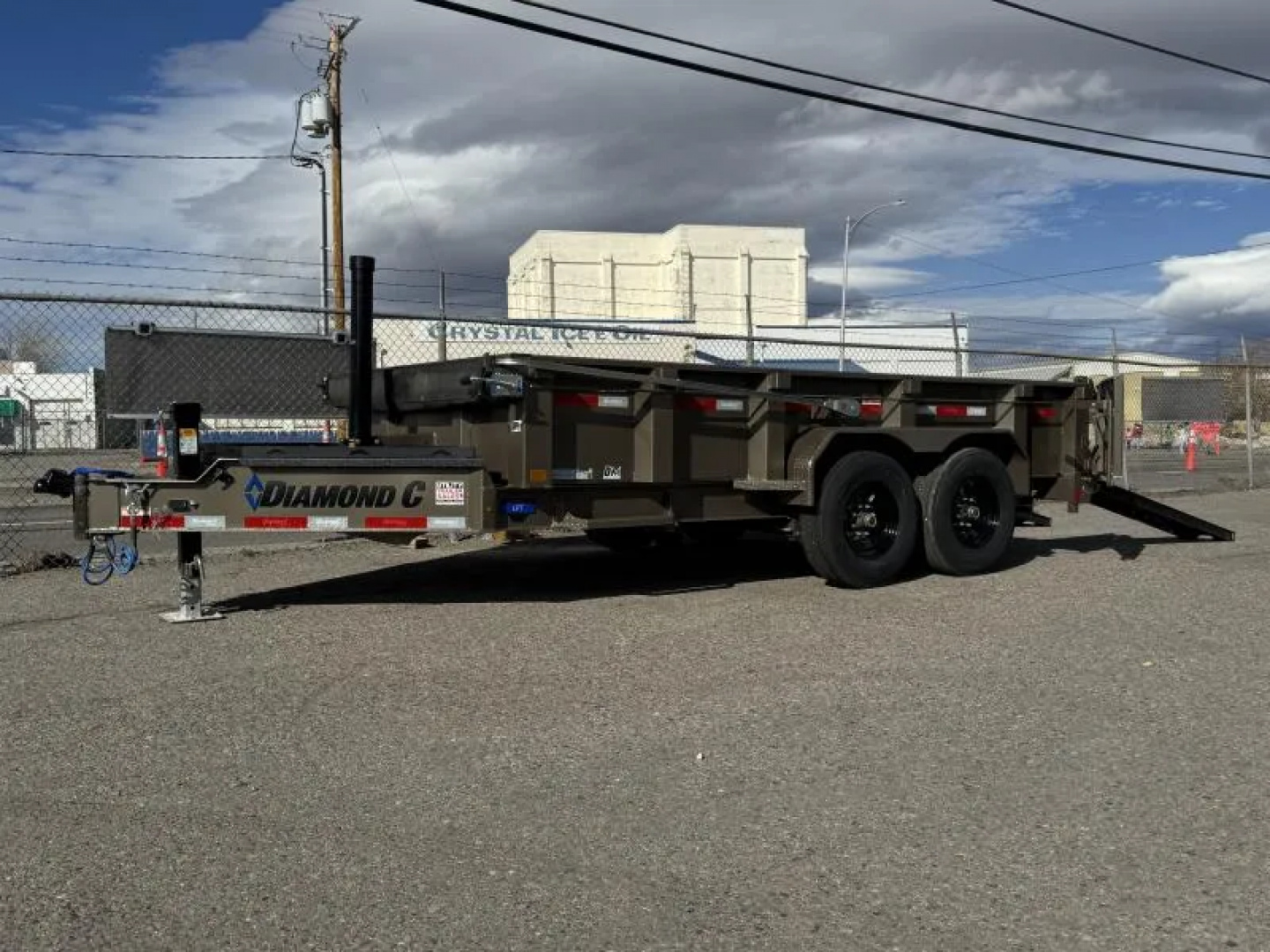 New 2026 Diamond C LPT 14' - 15.5K Telescopic Dump Trailer