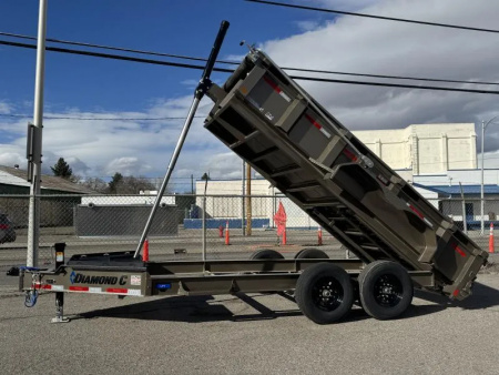 New 2026 Diamond C LPT 14' - 15.5K Telescopic Dump Trailer