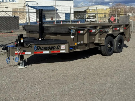 New 2026 Diamond C LPT 14' - 15.5K Telescopic Dump Trailer