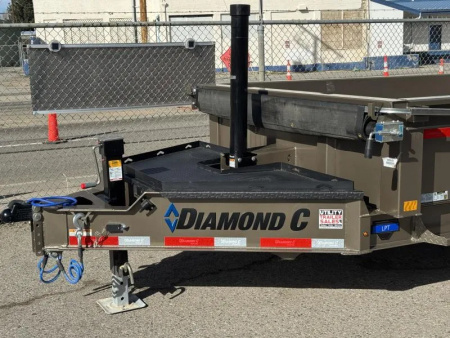 New 2026 Diamond C LPT 14' - 15.5K Telescopic Dump Trailer