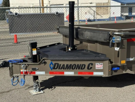New 2026 Diamond C LPT 14' - 15.5K Telescopic Dump Trailer