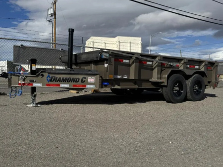 New 2026 Diamond C LPT 14' - 15.5K Telescopic Dump Trailer