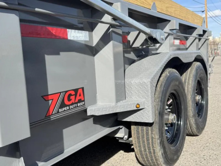 New 2026 Diamond C LPT 14' 7 GA. - 15.5K Telescopic Dump Trailer