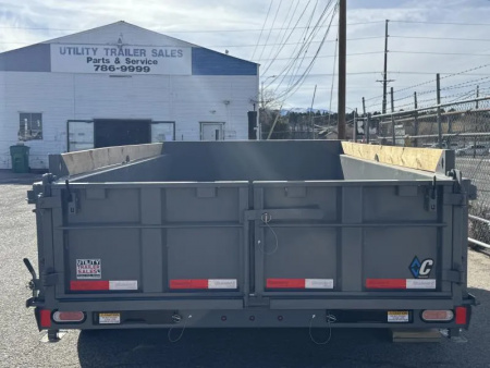 New 2026 Diamond C LPT 14' 7 GA. - 15.5K Telescopic Dump Trailer