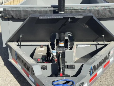 New 2026 Diamond C LPT 14' 7 GA. - 15.5K Telescopic Dump Trailer