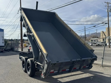 New 2026 Diamond C LPT 14' 7 GA. - 15.5K Telescopic Dump Trailer