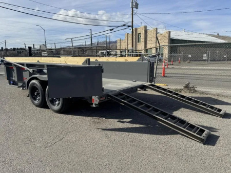 New 2026 Diamond C LPT 14' 7 GA. - 15.5K Telescopic Dump Trailer