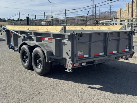 New 2026 Diamond C LPT 14' 7 GA. - 15.5K Telescopic Dump Trailer