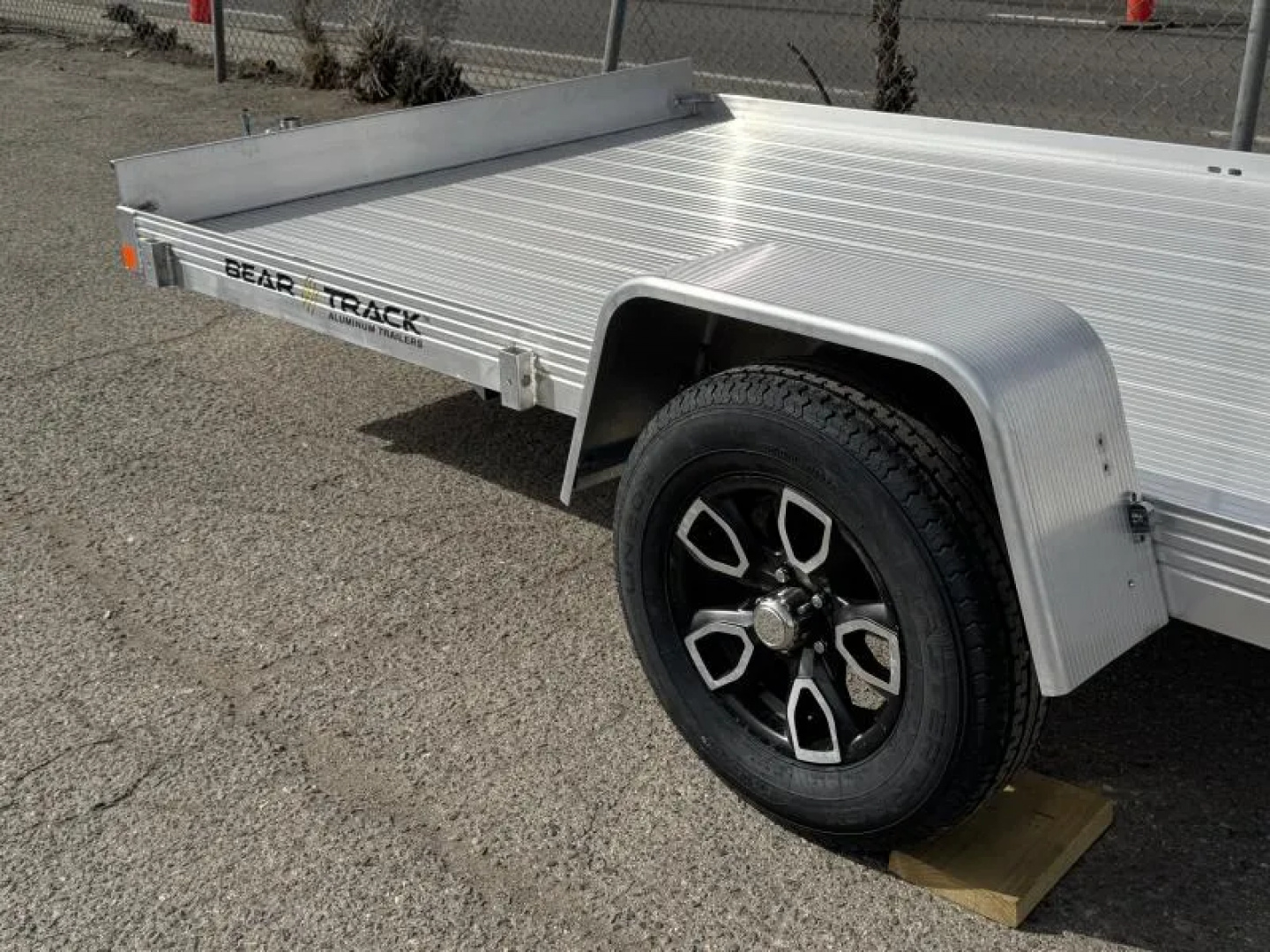 New 2026 Bear Track BTU76144F 76"x12' - 3.5K Aluminum Utility Trailer