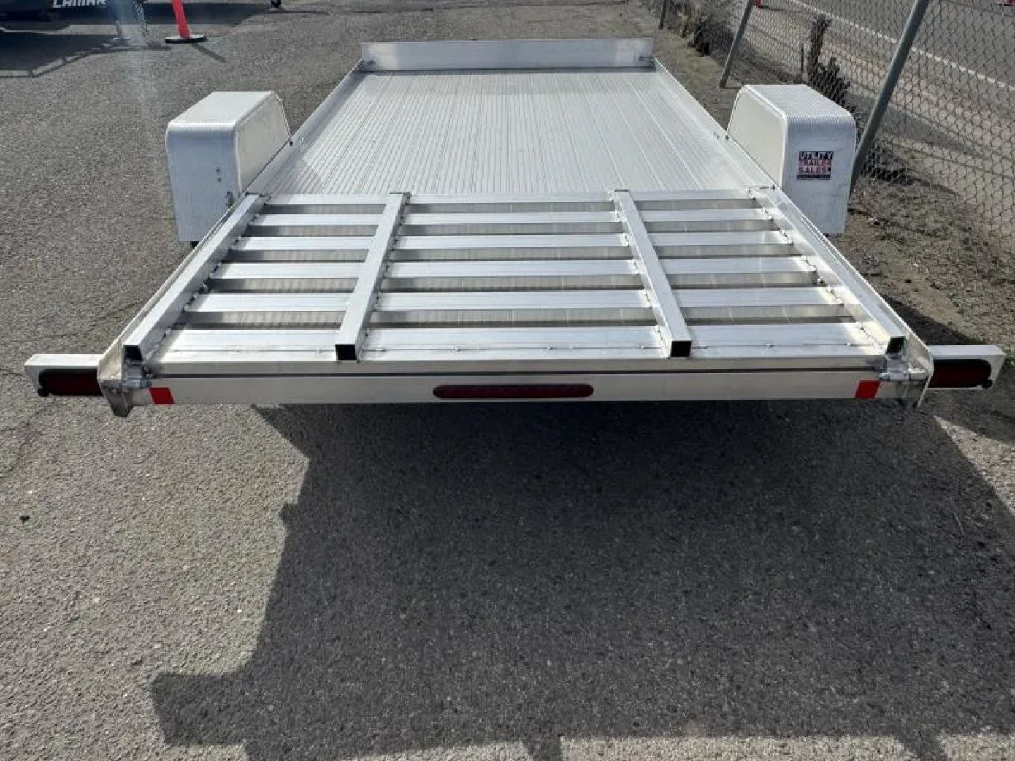 New 2026 Bear Track BTU76144F 76"x12' - 3.5K Aluminum Utility Trailer