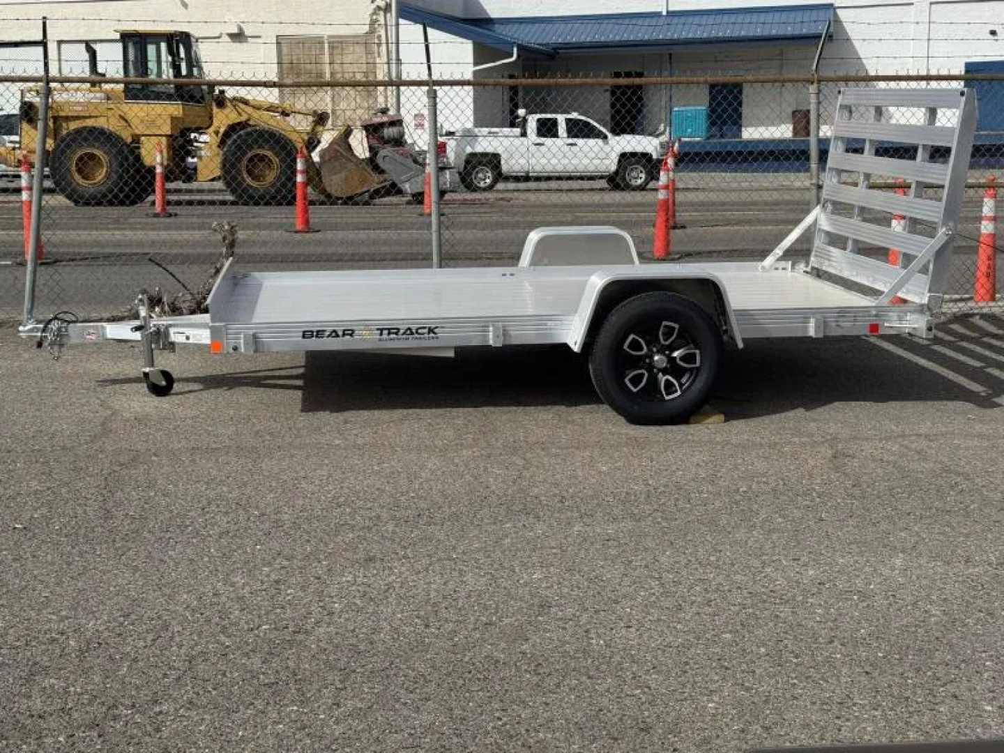 New 2026 Bear Track BTU76144F 76"x12' - 3.5K Aluminum Utility Trailer
