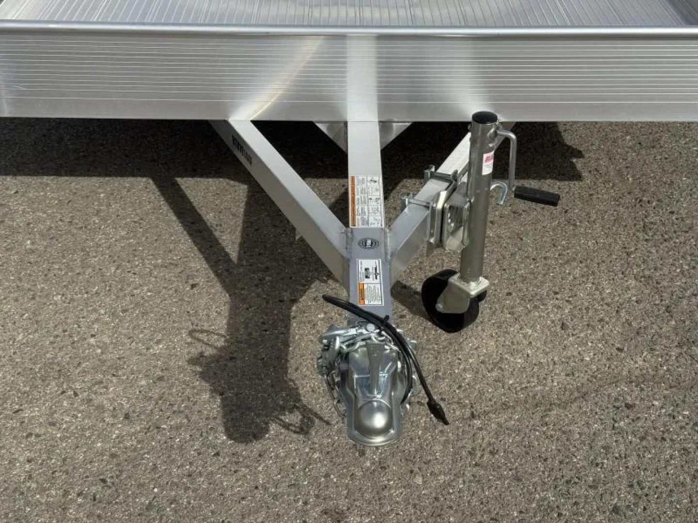 New 2026 Bear Track BTU76144F 76"x12' - 3.5K Aluminum Utility Trailer