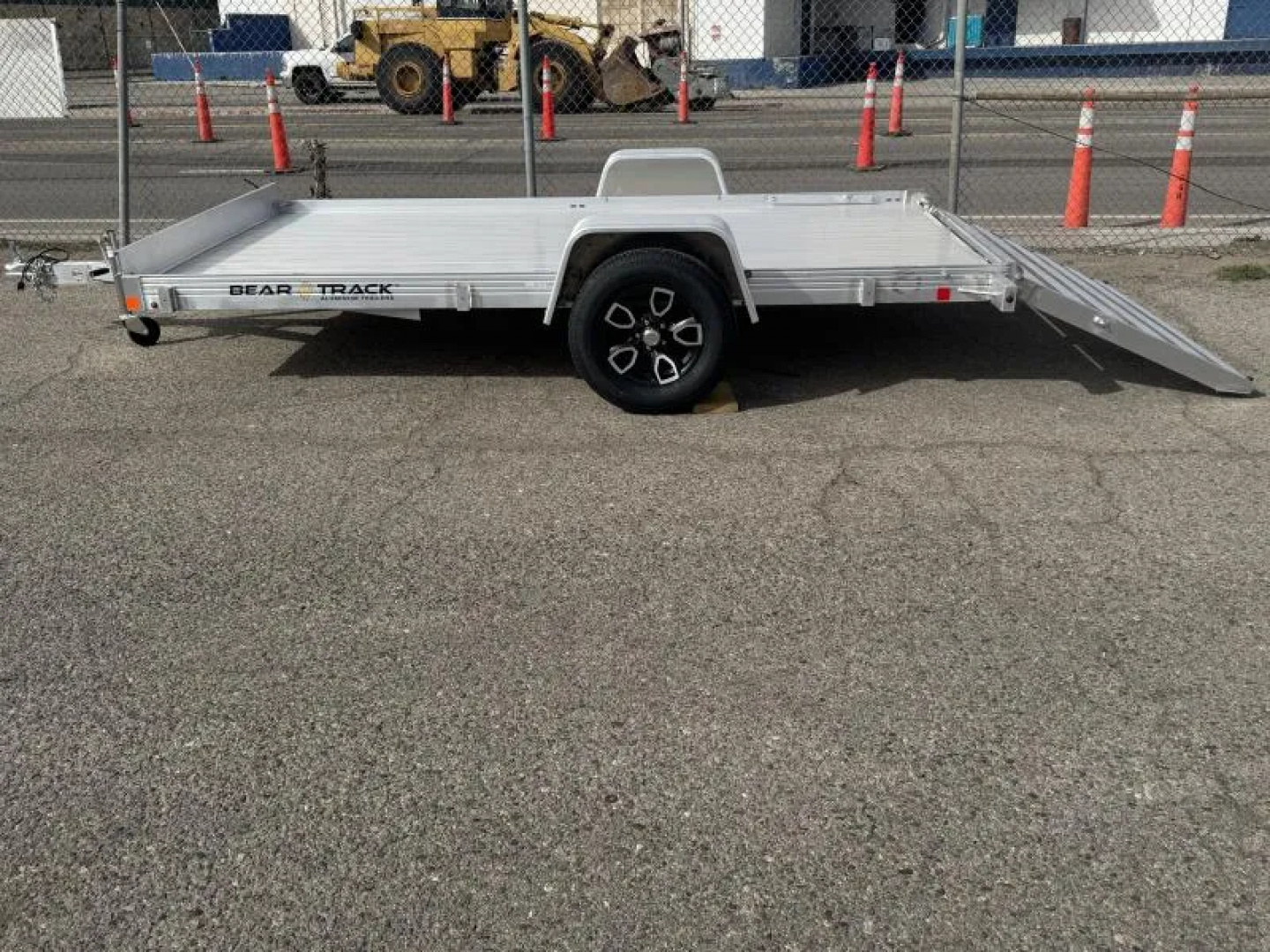 New 2026 Bear Track BTU76144F 76"x12' - 3.5K Aluminum Utility Trailer