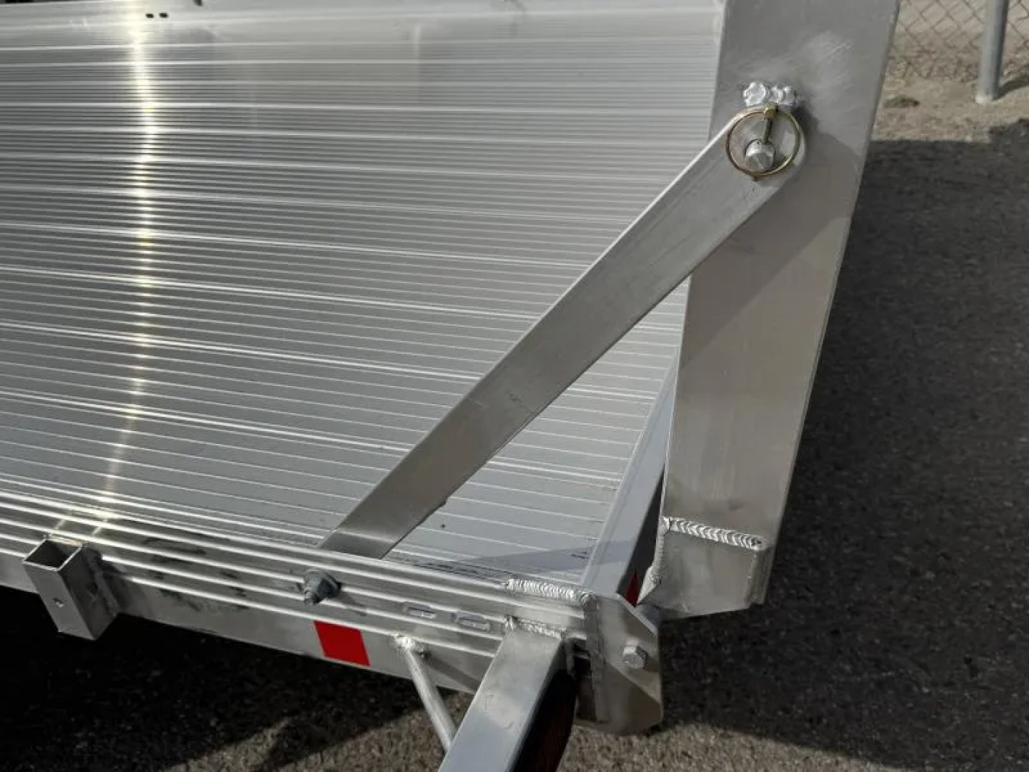 New 2026 Bear Track BTU76144F 76"x12' - 3.5K Aluminum Utility Trailer