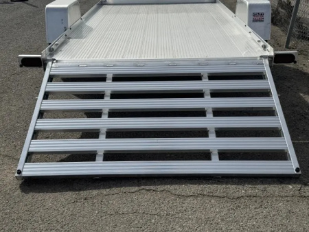 New 2026 Bear Track BTU76144F 76"x12' - 3.5K Aluminum Utility Trailer