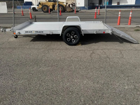 New 2026 Bear Track BTU76144F 76"x12' - 3.5K Aluminum Utility Trailer