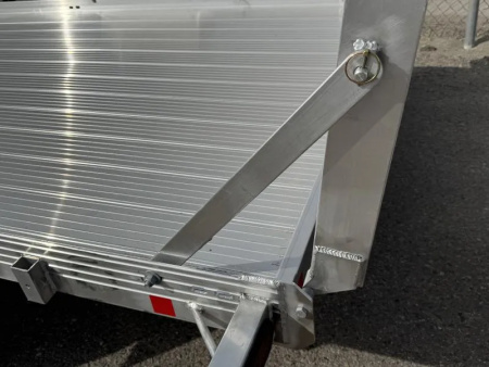 New 2026 Bear Track BTU76144F 76"x12' - 3.5K Aluminum Utility Trailer