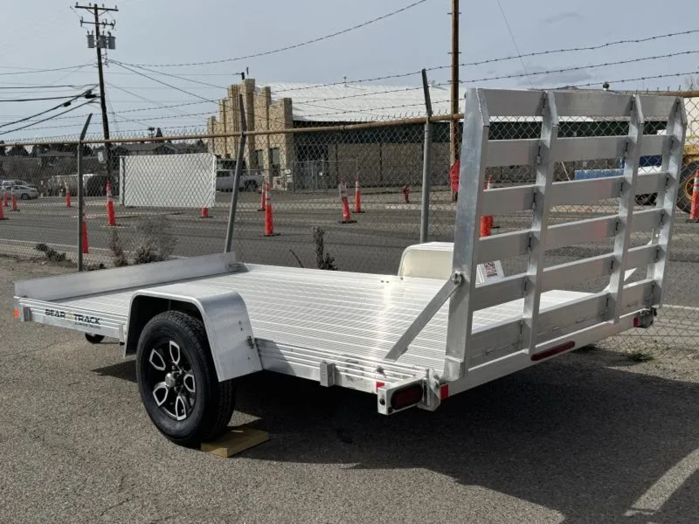 New 2026 Bear Track BTU76144F 76"x12' - 3.5K Aluminum Utility Trailer