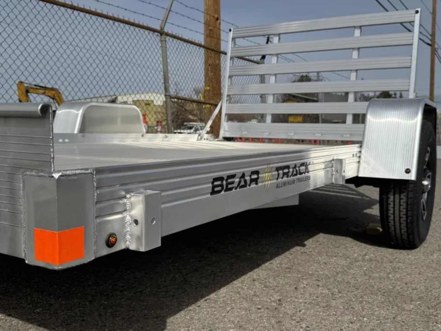 New 2026 Bear Track BTU76144F 76"x12' - 3.5K Aluminum Utility Trailer