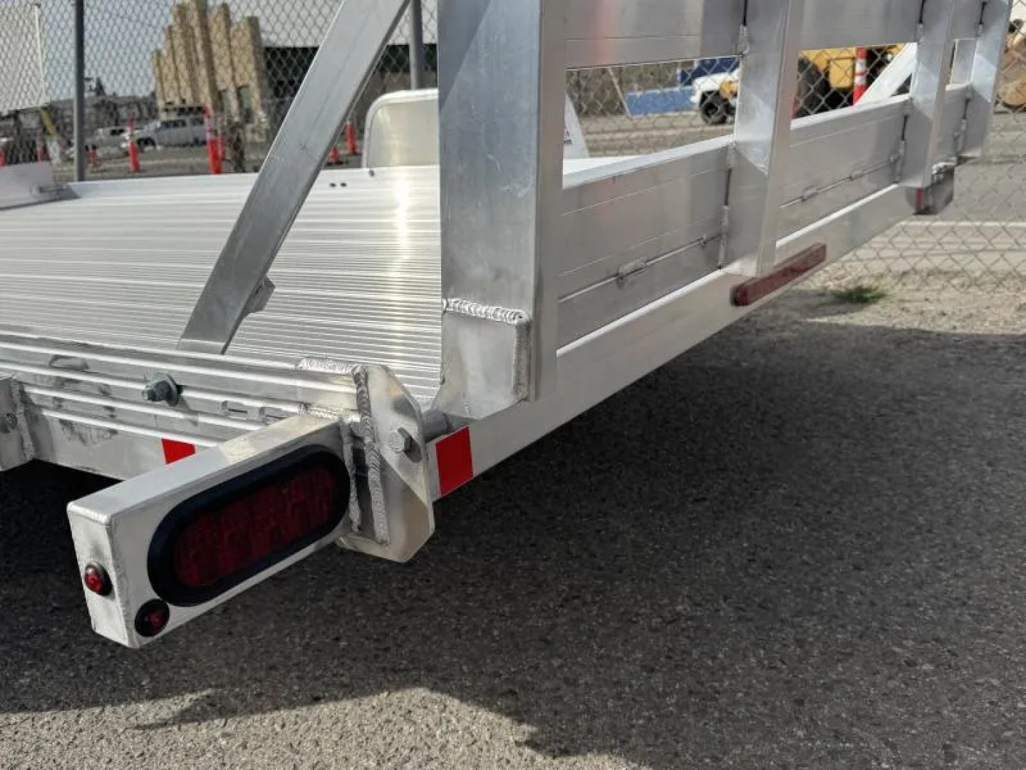 New 2026 Bear Track BTU76144F 76"x12' - 3.5K Aluminum Utility Trailer