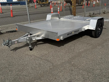 New 2026 Bear Track BTU76144F 76"x12' - 3.5K Aluminum Utility Trailer