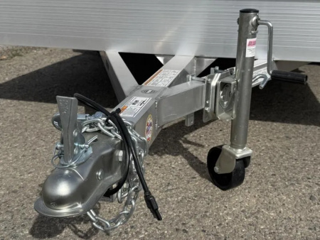 New 2026 Bear Track BTU76144F 76"x12' - 3.5K Aluminum Utility Trailer