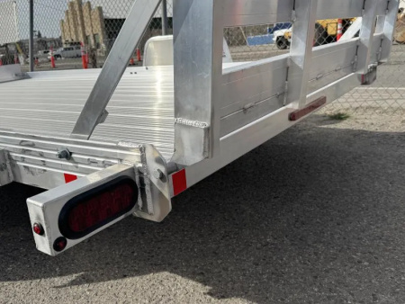 New 2026 Bear Track BTU76144F 76"x12' - 3.5K Aluminum Utility Trailer