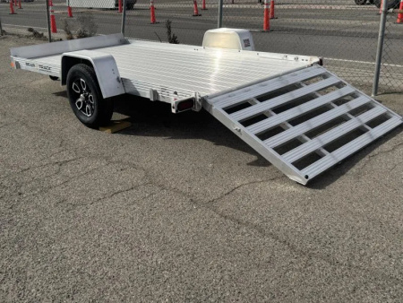 New 2026 Bear Track BTU76144F 76 x12' - 3.5K Aluminum Utility Trailer